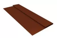 Планка стартовая БХ new 0,5 Velur RAL 3009 оксидно-красный