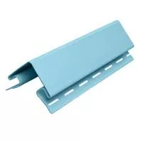 ГОЛУБОЙ J-профиль к сайдингу (3,05 м) 20шт/уп