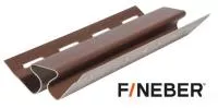 FINEBER ФАСАДНАЯ ПАНЕЛЬ Внутренний угол Коричневый