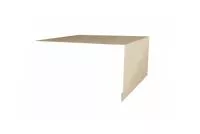 Планка околооконная простая 200х75 0,5 Satin с пленкой RAL 1015 светлая слоновая кость