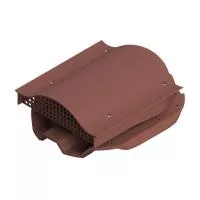 Аэратор кровельный TP-88/С | Кровельный вентиль для кровли из профнастила С-21 красный