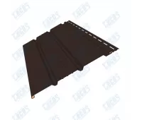 АРАБИКА Софит к сайдингу ПЕРФОРАЦИЯ ПО ЦЕНТРУ (3050 х 305 мм) 17шт/уп=15,8м? TECOS