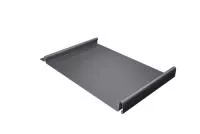 Кликфальц 0,45 Drap с пленкой на замках RAL 7004 сигнальный серый