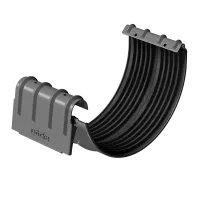 Соединитель желобов STAL PREMIUM, графит