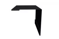 Угол внешний 110х110 0,5 Quarzit lite с пленкой RAL 9005 черный