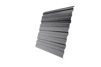 Профнастил С10R Grand Line 0,5 GreenCoat Pural BT, matt RR 21 светло-серый (RAL 7040 серое окно)