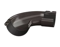 ТН МВС 125/90 мм внешний угол желоба 90°, коричневый