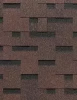 Гибкая черепица EUROPA, МАТРИЦА, Коричневый