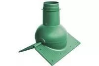 Коньковый элемент Krovent Pipe-Cone зеленый