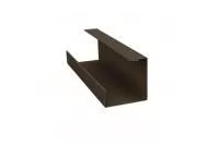 Планка угла внутреннего составная нижняя 0,45 PE с пленкой RR 32 темно-коричневый