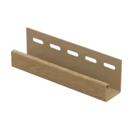 ЯНТАРНЫЙ J-профиль к сайдингу колл. ТИМБЕР-БЛОК серия КЕДР (3,05 м) 20шт/уп