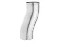 S-обвод 90 мм RAL 8017