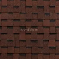 Гибкая черепица Шинглас (Shinglas) Фазенда (Красный) /1 кв.м/