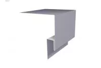 Планка околооконная сложная (Блок-хаус, Экобрус) Grand Line 250х75х25 0,5 Satin с пленкой RAL 7004 сигнальный серый