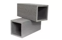 Столб из ДПК POLIVAN 3D 125х125х2900 мм (Серый)