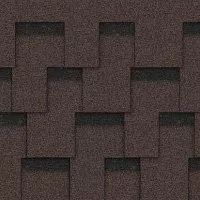 Однослойная гибкая черепица Икопал Плано Кларо коричневая