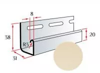 Профиль J-trim «Аляска», sand (песочный)