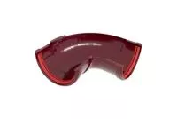 Угол желоба составной 90-150 град.Классика 120 ПВХ Grand Line бордо (RAL 3005)