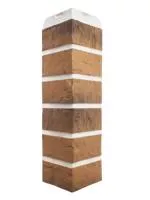 Угол фасадной панели «Альта-Профиль», кирпич рижский 03