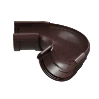 Угол желоба регулируемый LUX, шоколад