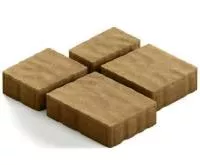 Тротуарная плитка Steingot Гранито из серого цемента с полным прокрасом оливковая мультиформат