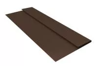Планка стартовая БХ new 0,5 Atlas с пленкой RAL 8017 шоколад