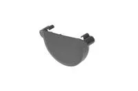 Заглушка, ПВХ, серия Элит, цвет Графит