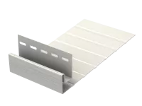 БЕЛЫЙ J-фаска ветровая к сайдингу (3,05 м) 10шт/уп