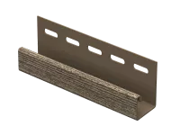 АЛЬПИЙСКАЯ J-профиль к сайдингу колл. ТИМБЕР-БЛОК серия ЕЛЬ (3,05 м) 20шт/уп