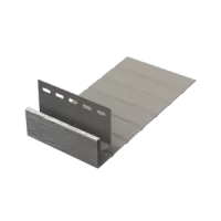 СЕРЕБРИСТЫЙ J-фаска ветровая к сайдингу колл. ТИМБЕР-БЛОК серия ДУБ (3,05 м) 10шт/уп