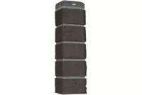 Угол Grand Line Состаренный кирпич Design шоколадный со швом RAL 7006