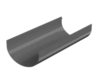 ТН ОПТИМА 120/80 мм, водосточный желоб (2 м), серый, шт.