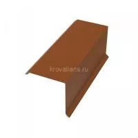 Торцевая планка наружная 100х100х2000мм Pural BT Matt 0,5мм RR750