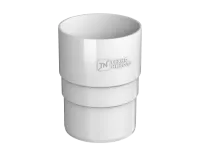 ТН ПВХ 125/82 мм, муфта трубы, белый, шт.