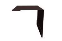 Угол внешний 30х30 0,45 PE-Double с пленкой RAL 8017 шоколад