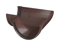 ТН ПВХ 125/82 мм, угол желоба 90°, коричневый, шт.