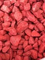 Мраморная цветная крошка красная 25кг