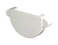 ТН МАКСИ 152/100 мм, заглушка желоба, белый, шт.