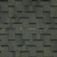 Гибкая черепица Шинглас (Shinglas) Финская Аккорд (Зеленый) /1 кв.м/