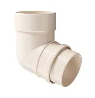 Колено 72˚ LUX, латте