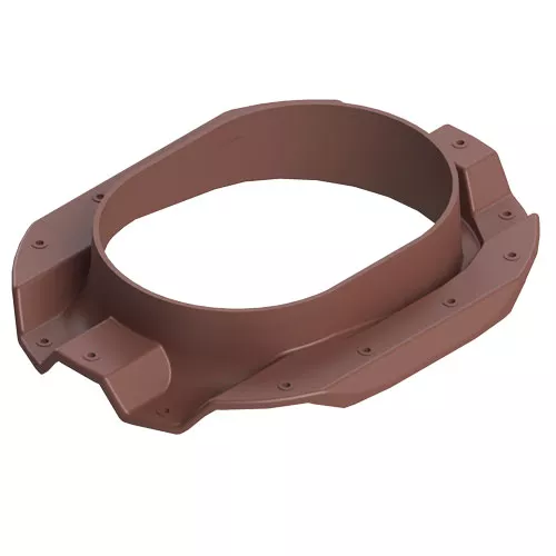 Аэратор кровельный TP-88/С | Кровельный вентиль для кровли из профнастила С-21 красный