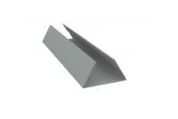 Планка стыковочная составная нижняя 0,45 PE с пленкой RAL 7005 мышино-серый