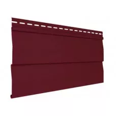 Сайдинг акриловый под брус «Текос», бургунд