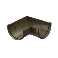 Угол желоба 90˚ PREMIUM, каштан