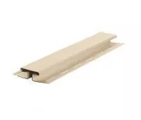 СЛОНОВАЯ КОСТЬ Соединительный профиль к сайдингу (3,05 м) 12шт/уп TECOS