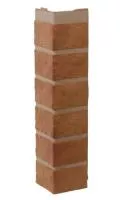 Угол фасадной панели «Альта-Профиль», кирпич бежевый