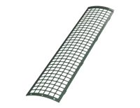 ТН ПВХ 125/82 мм, защитная решетка водосточного желоба 0,6 м, зеленый, шт.