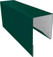 Планка П-образная для профнастила С8 25х20 RAL 6005 зеленый мох 2м