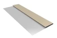 Планка стартовая БХ new 0,45 PE с пленкой RAL 1015 светлая слоновая кость