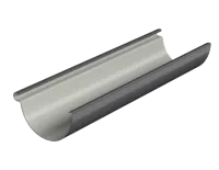 ТН МАКСИ 152/100 мм, водосточный желоб пластиковый (3 м), графитово-серый, шт.